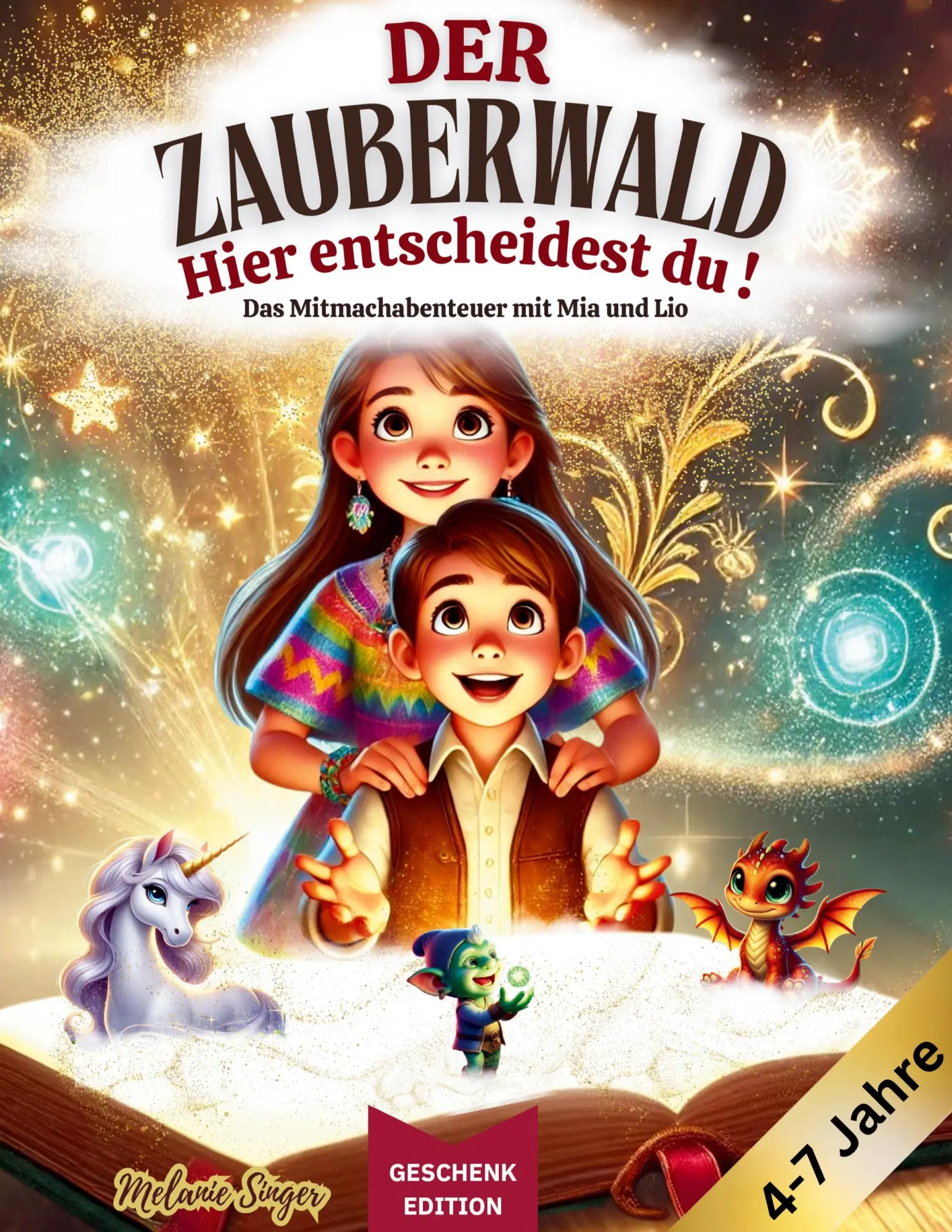 Cover: 9783695136414 | Der Zauberwald - Hier entscheidest du ! | Melanie Singer | Taschenbuch