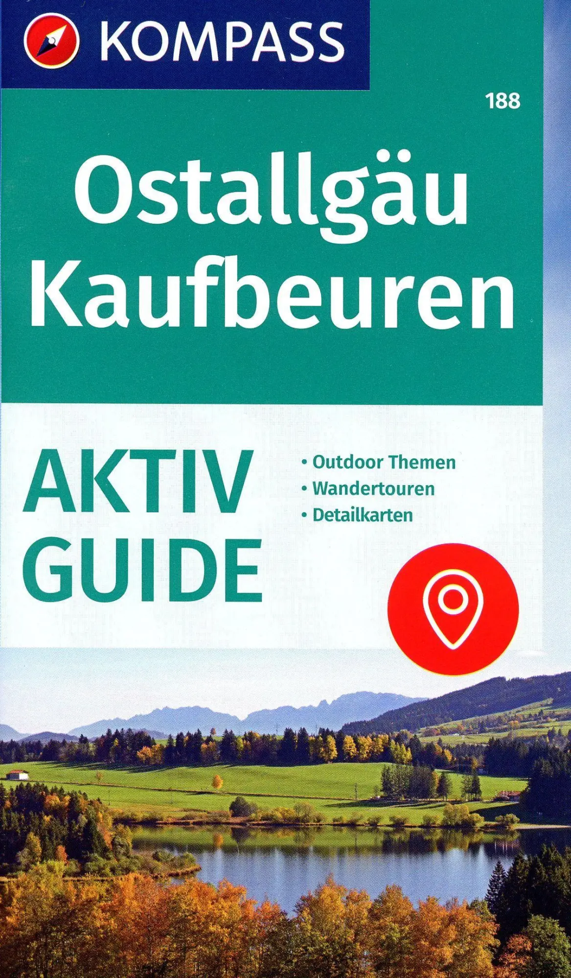 Bild: 9783991216414 | KOMPASS Wanderkarte 188 Ostallgäu, Kaufbeuren 1:50.000 | (Land-)Karte
