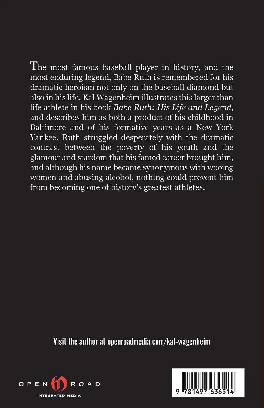 Rückseite: 9781497636514 | Babe Ruth | His Life and Legend | Kal Wagenheim | Taschenbuch | 2014