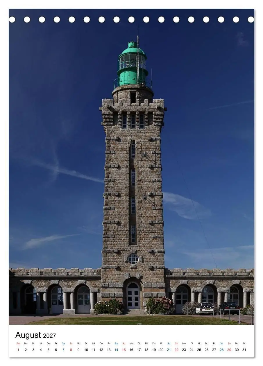 Bild: 9783594216514 | Phares Bretons (Tischkalender 2027 DIN A5 hoch), CALVENDO...