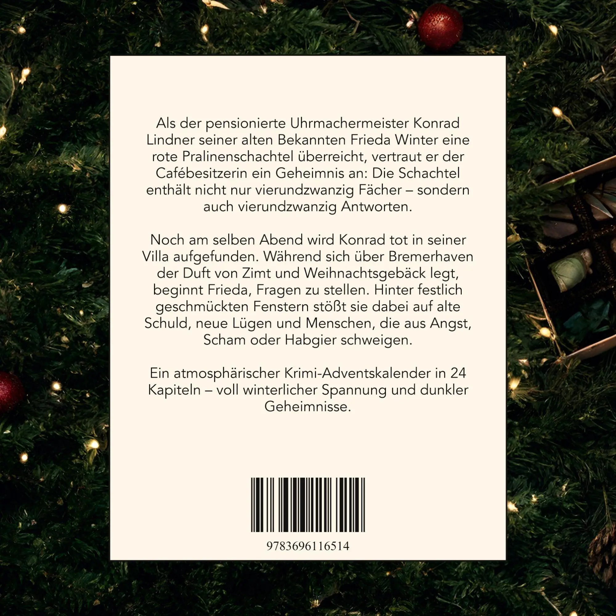 Rückseite: 9783696116514 | Mord in Bremerhaven | Der Krimi-Adventskalender in 24 Akten | Horn