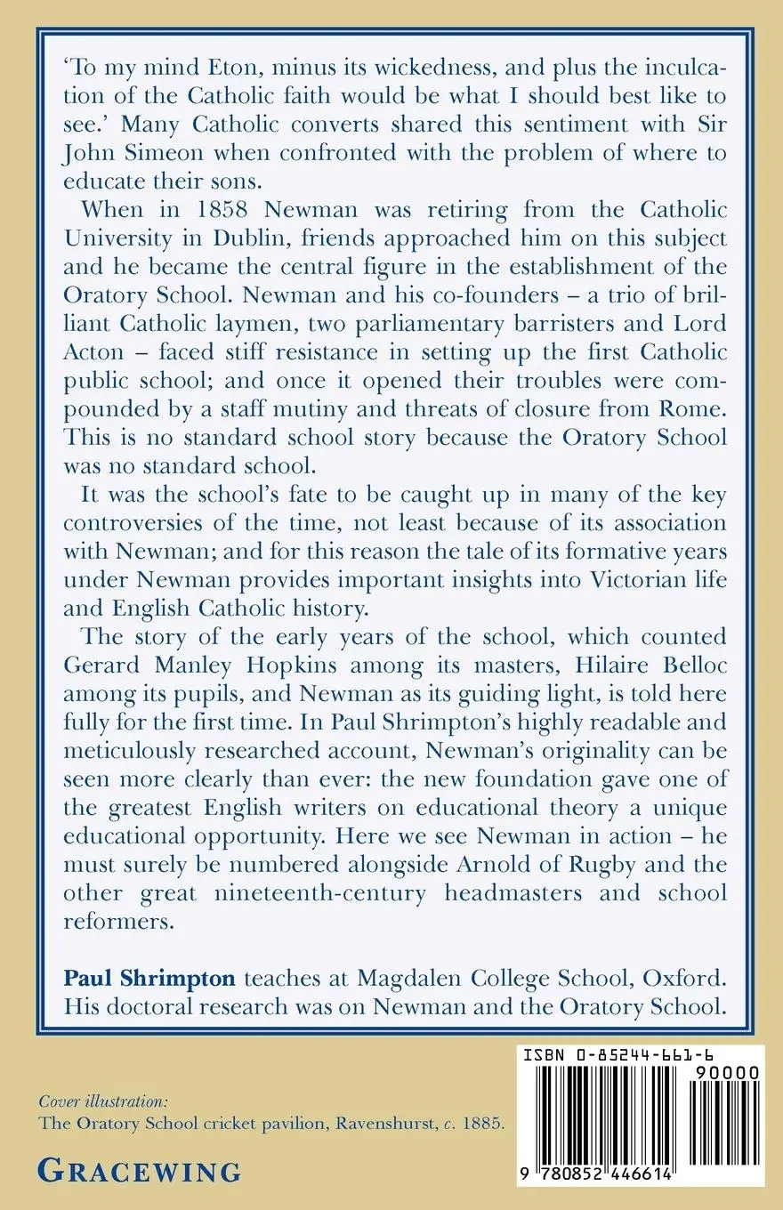 Rückseite: 9780852446614 | A Catholic Eton? | Paul Shrimpton | Taschenbuch | Englisch | 2005