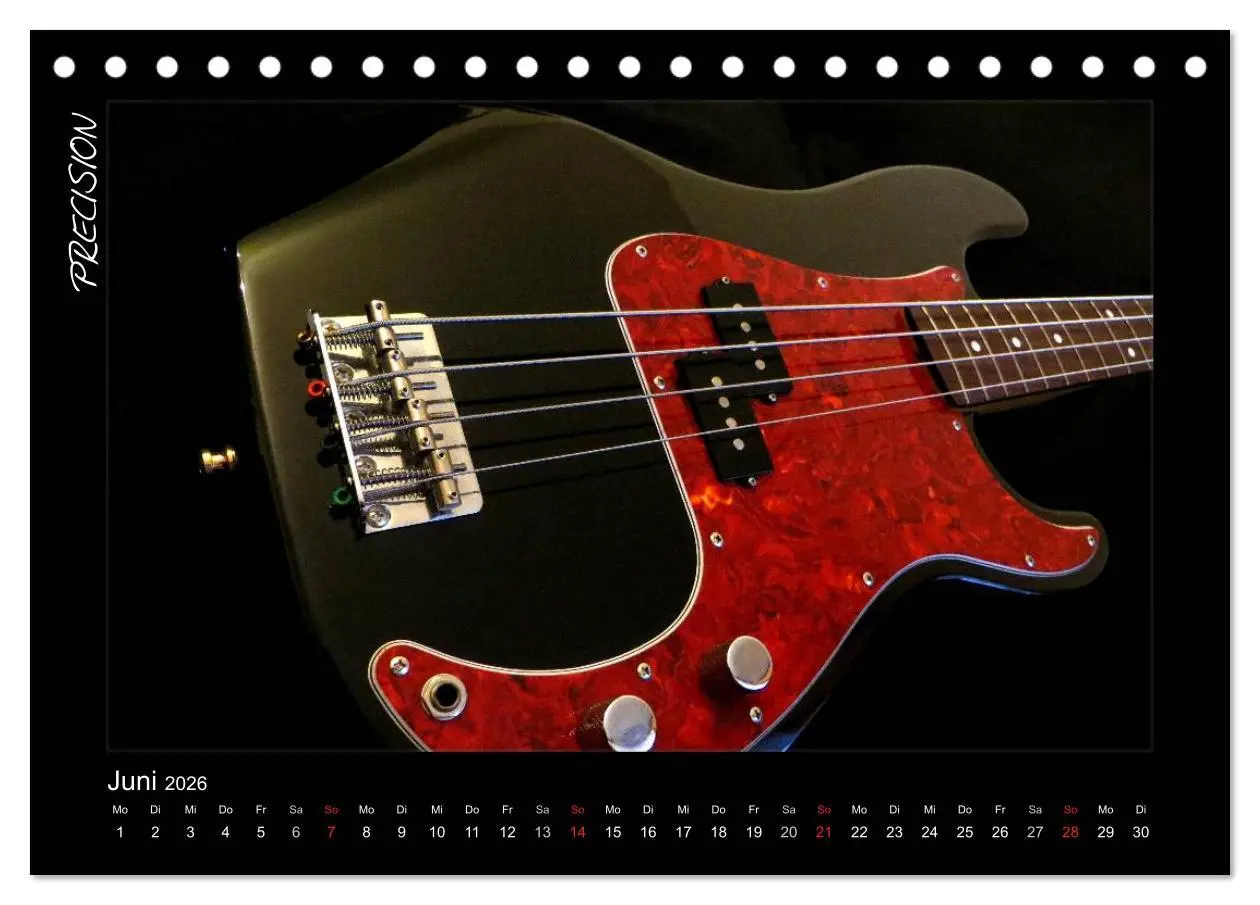 Bild: 9783516156614 | ROCKGITARREN in Szene gesetzt (Tischkalender 2026 DIN A5 quer),...
