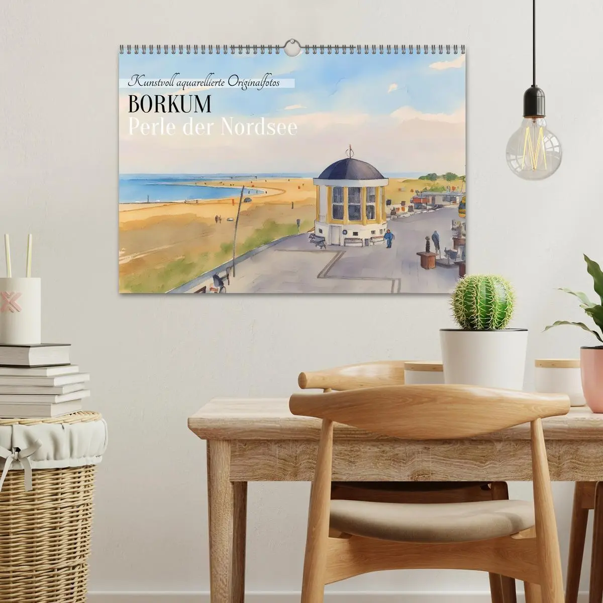 Bild: 9783516606614 | BORKUM Perle der Nordsee (Wandkalender 2026 DIN A3 quer), CALVENDO...