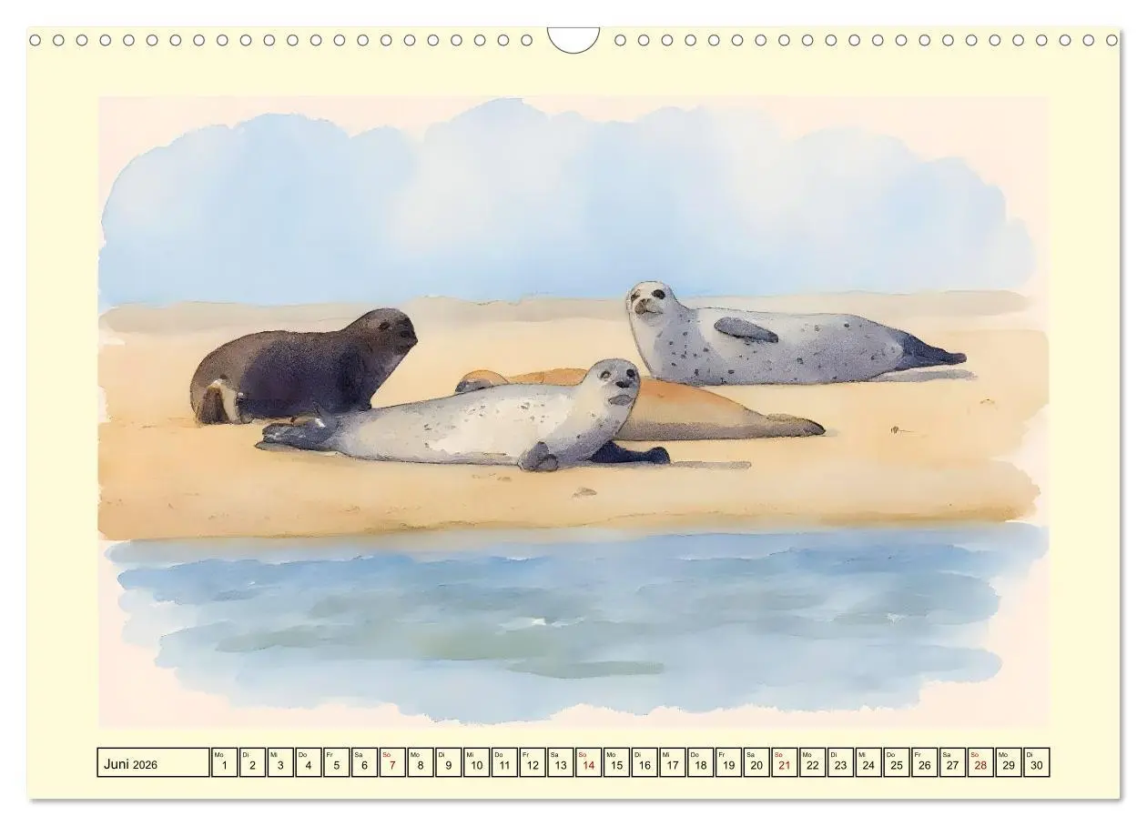 Bild: 9783516606614 | BORKUM Perle der Nordsee (Wandkalender 2026 DIN A3 quer), CALVENDO...