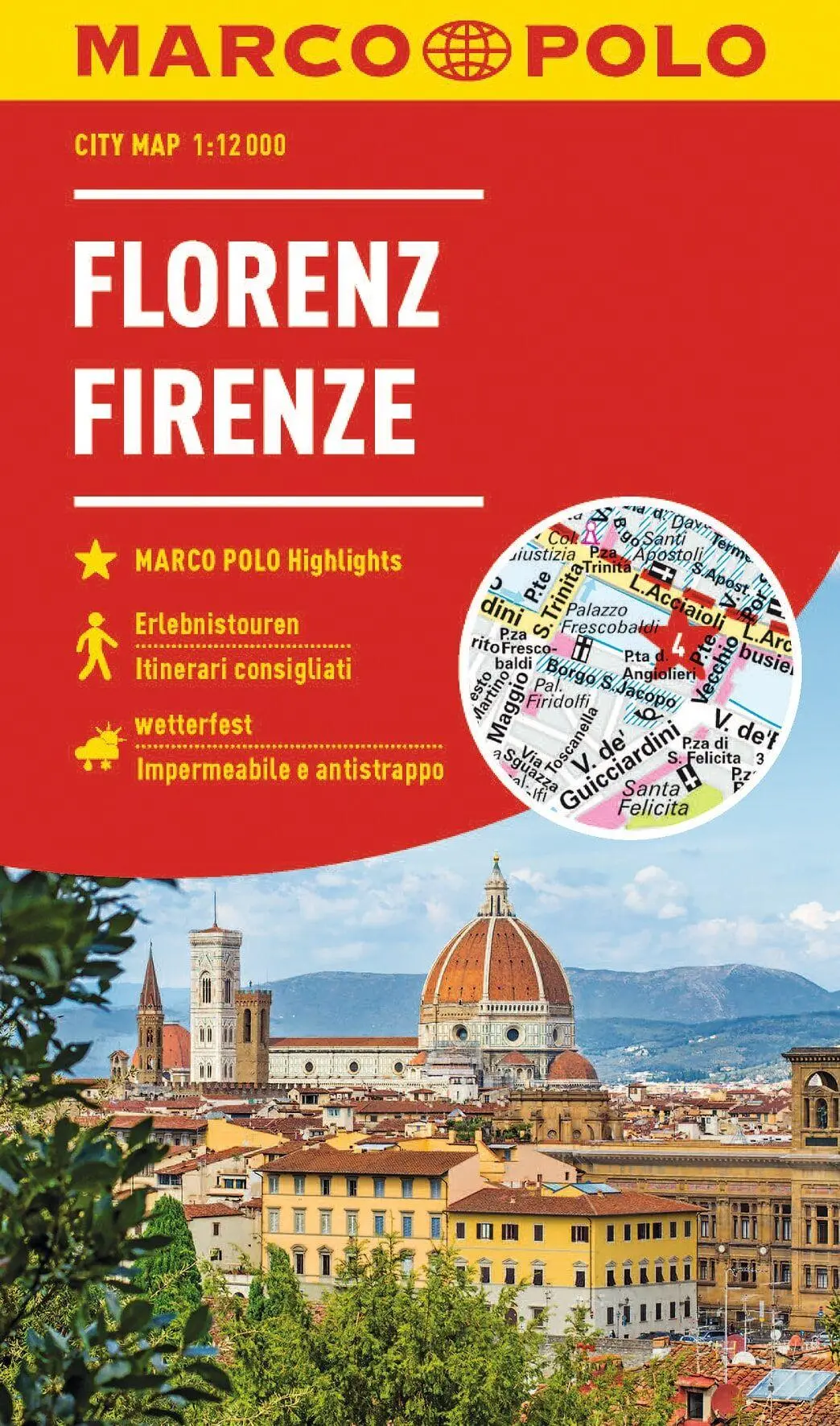 Cover: 9783575016614 | MARCO POLO Cityplan Florenz 1:12.000 | Marco Polo Verlag | 2 S. | 2023