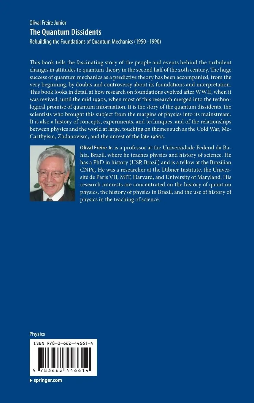 Rückseite: 9783662446614 | The Quantum Dissidents | Olival Freire Junior | Buch | xvi | Englisch