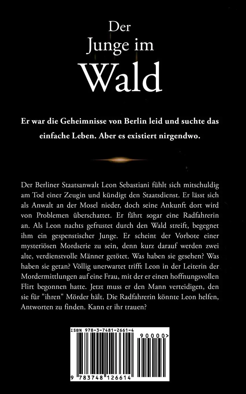 Rückseite: 9783748126614 | Der Junge im Wald | Karin Neff | Taschenbuch | Paperback | 676 S.