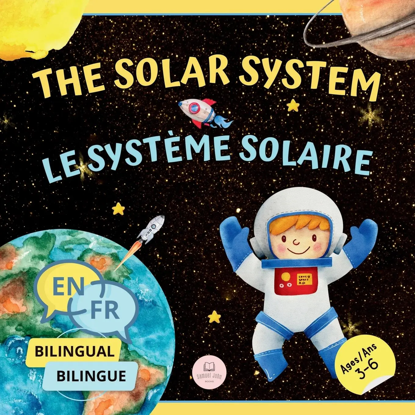 Cover: 9788412776614 | The Solar System for Bilingual Kids / Le Système Solaire Pour les...