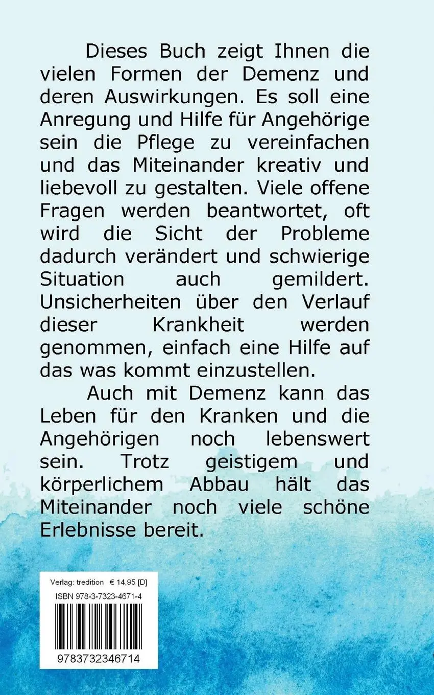 Rückseite: 9783732346714 | Demenz - was nun? | Hilfe für Angehörige und Freunde | Schneider