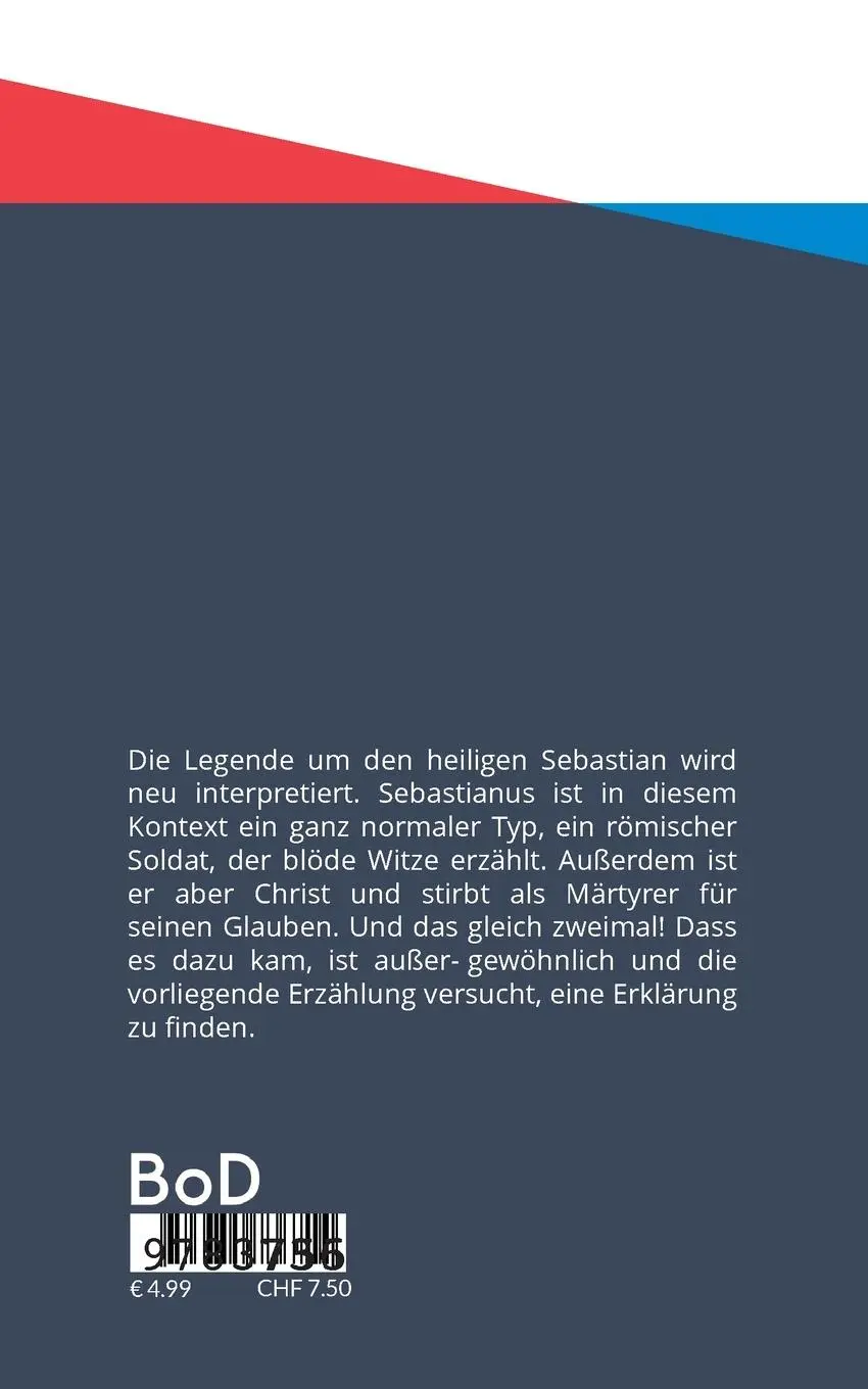 Rückseite: 9783755736714 | Der heilige Sebastian | Ein analytischer Roman | Liegener | Buch