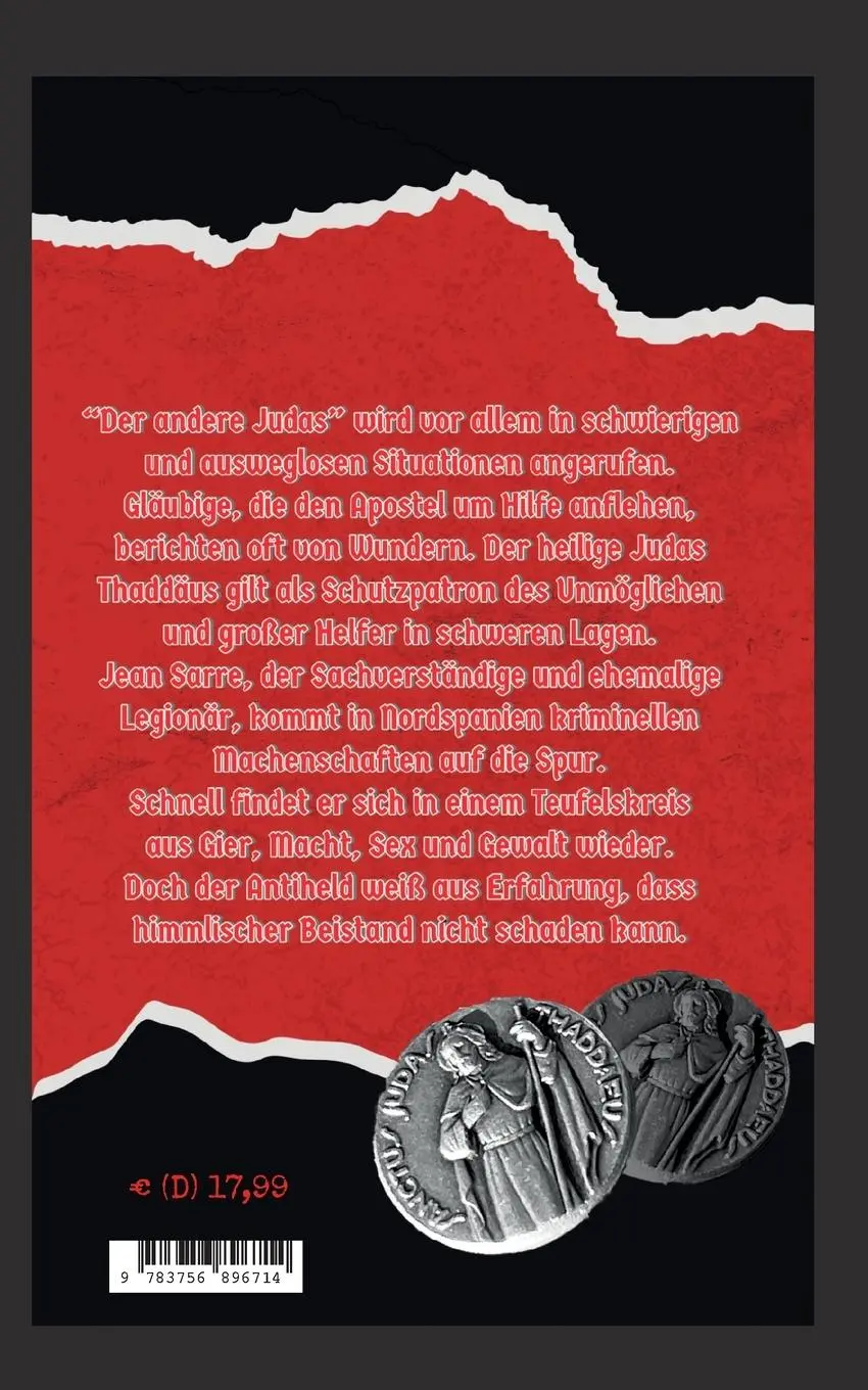 Rückseite: 9783756896714 | Der andere Judas | Catalunya Hardcore | Oliver J. Petry | Taschenbuch