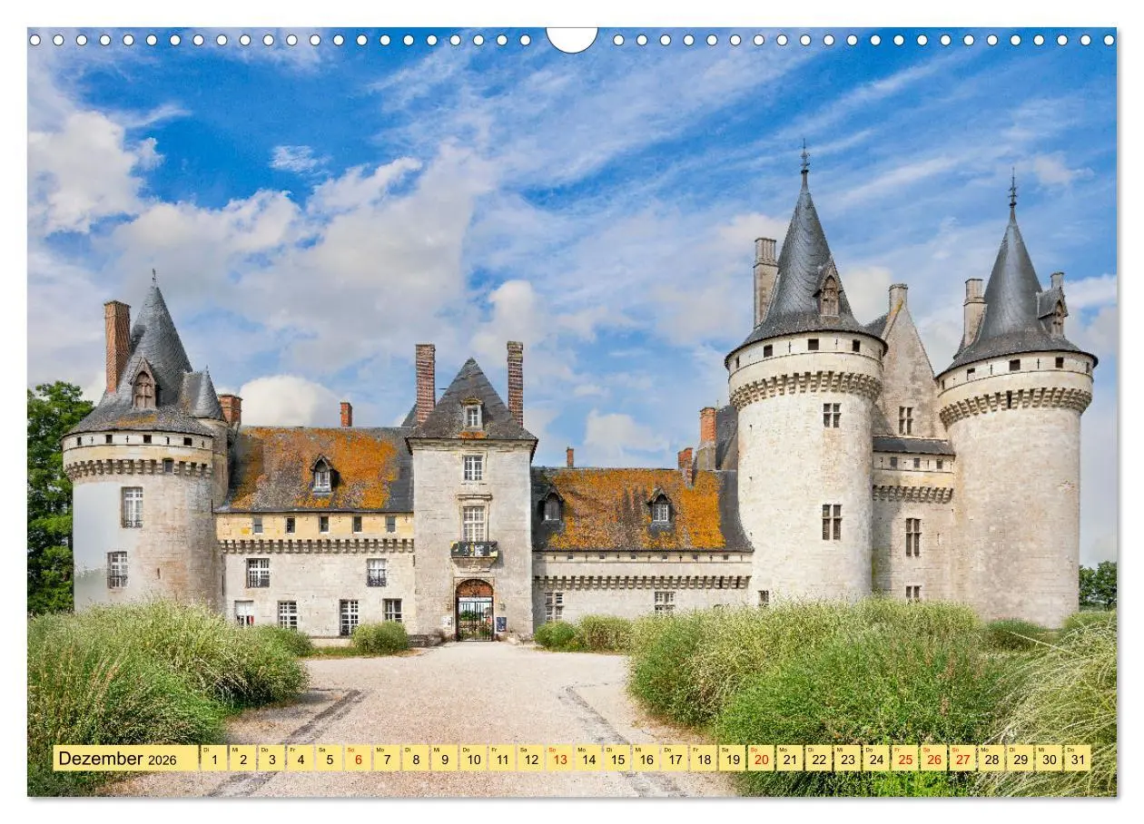 Bild: 9783457286814 | Châteaux. Im Tal der Loire (Wandkalender 2026 DIN A3 quer),...