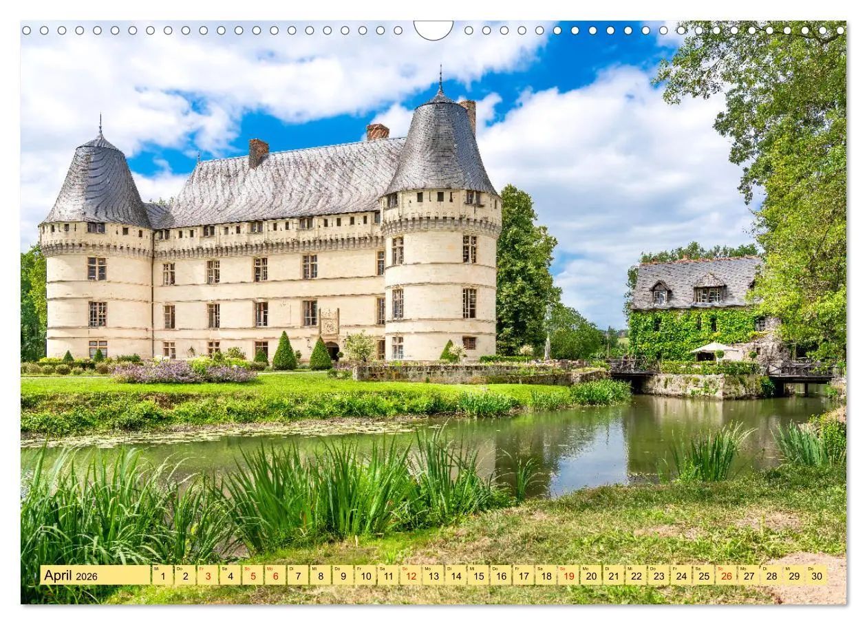 Bild: 9783457286814 | Châteaux. Im Tal der Loire (Wandkalender 2026 DIN A3 quer),...