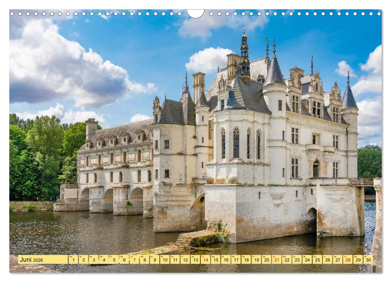 Bild: 9783457286814 | Châteaux. Im Tal der Loire (Wandkalender 2026 DIN A3 quer),...