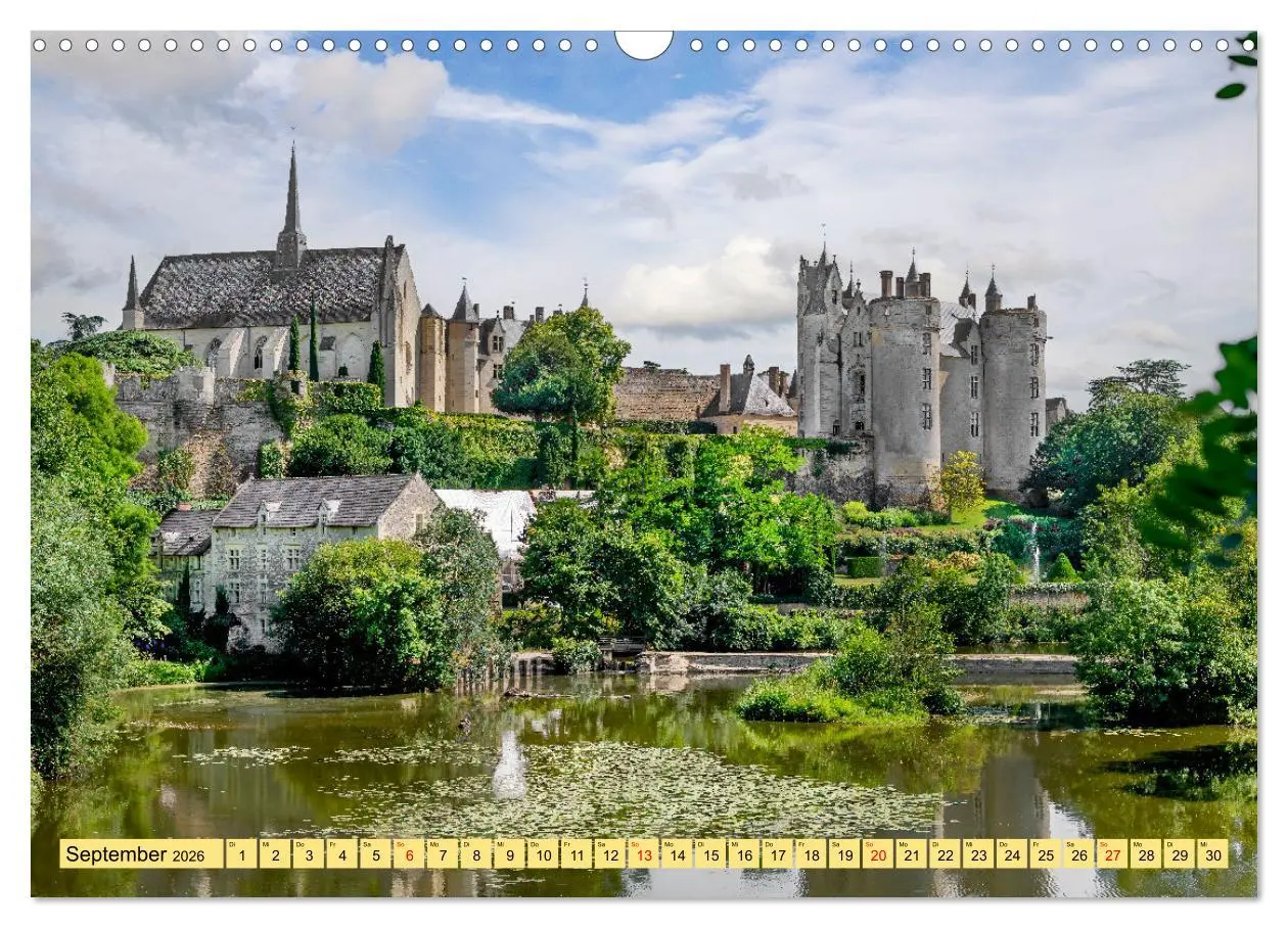 Bild: 9783457286814 | Châteaux. Im Tal der Loire (Wandkalender 2026 DIN A3 quer),...