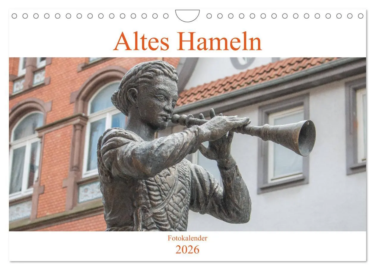 Cover: 9783457596814 | Altes Hameln (Wandkalender 2026 DIN A4 quer), CALVENDO Monatskalender