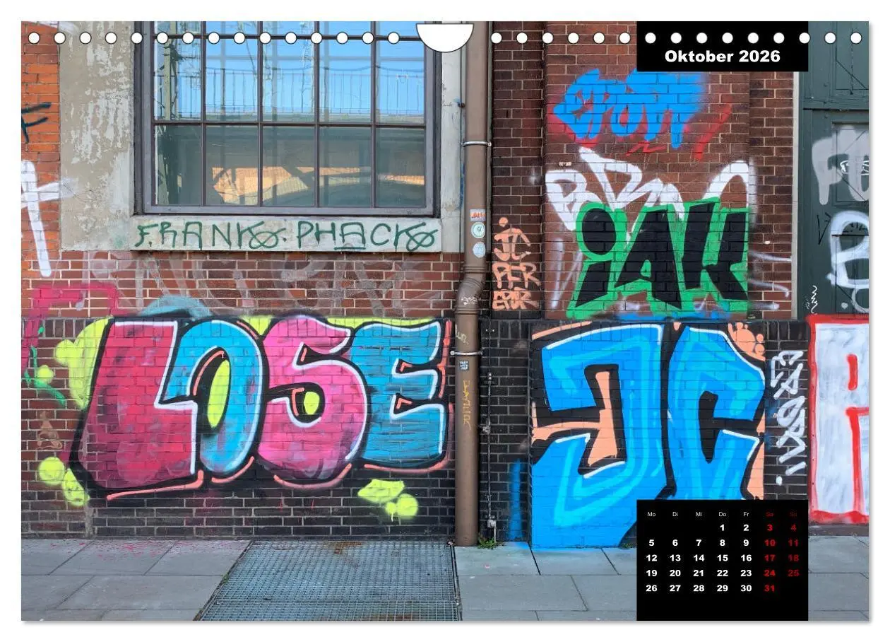 Bild: 9783457666814 | LOVE HAMBURG - GRAFFITI LOVERS (Wandkalender 2026 DIN A4 quer),...