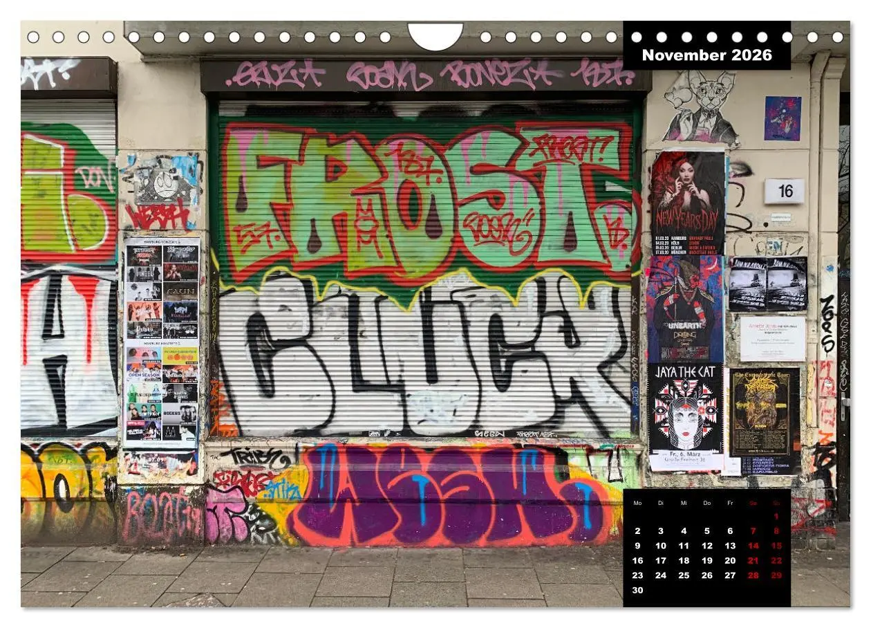Bild: 9783457666814 | LOVE HAMBURG - GRAFFITI LOVERS (Wandkalender 2026 DIN A4 quer),...