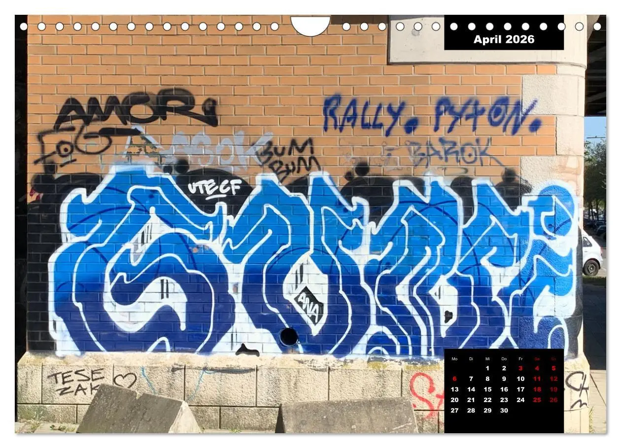 Bild: 9783457666814 | LOVE HAMBURG - GRAFFITI LOVERS (Wandkalender 2026 DIN A4 quer),...
