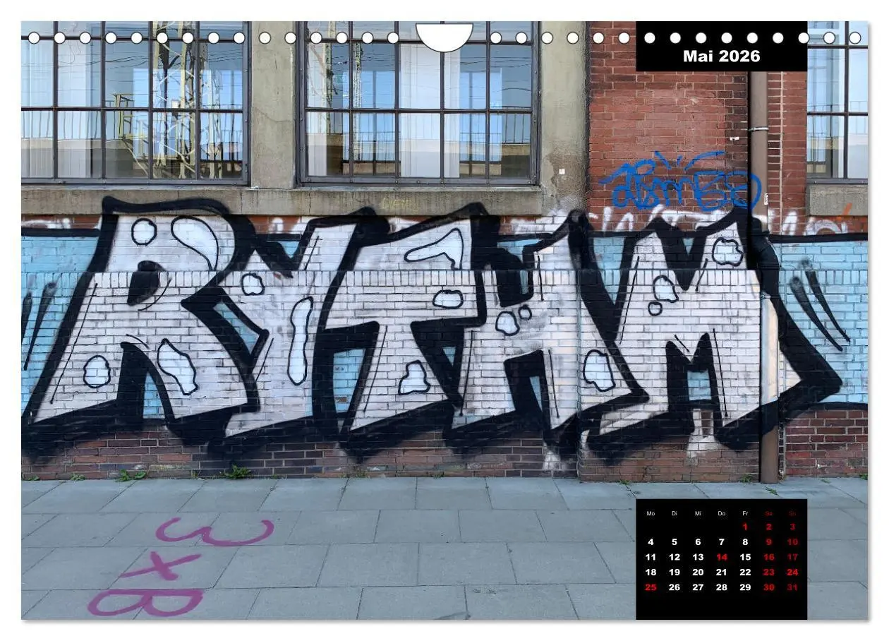 Bild: 9783457666814 | LOVE HAMBURG - GRAFFITI LOVERS (Wandkalender 2026 DIN A4 quer),...