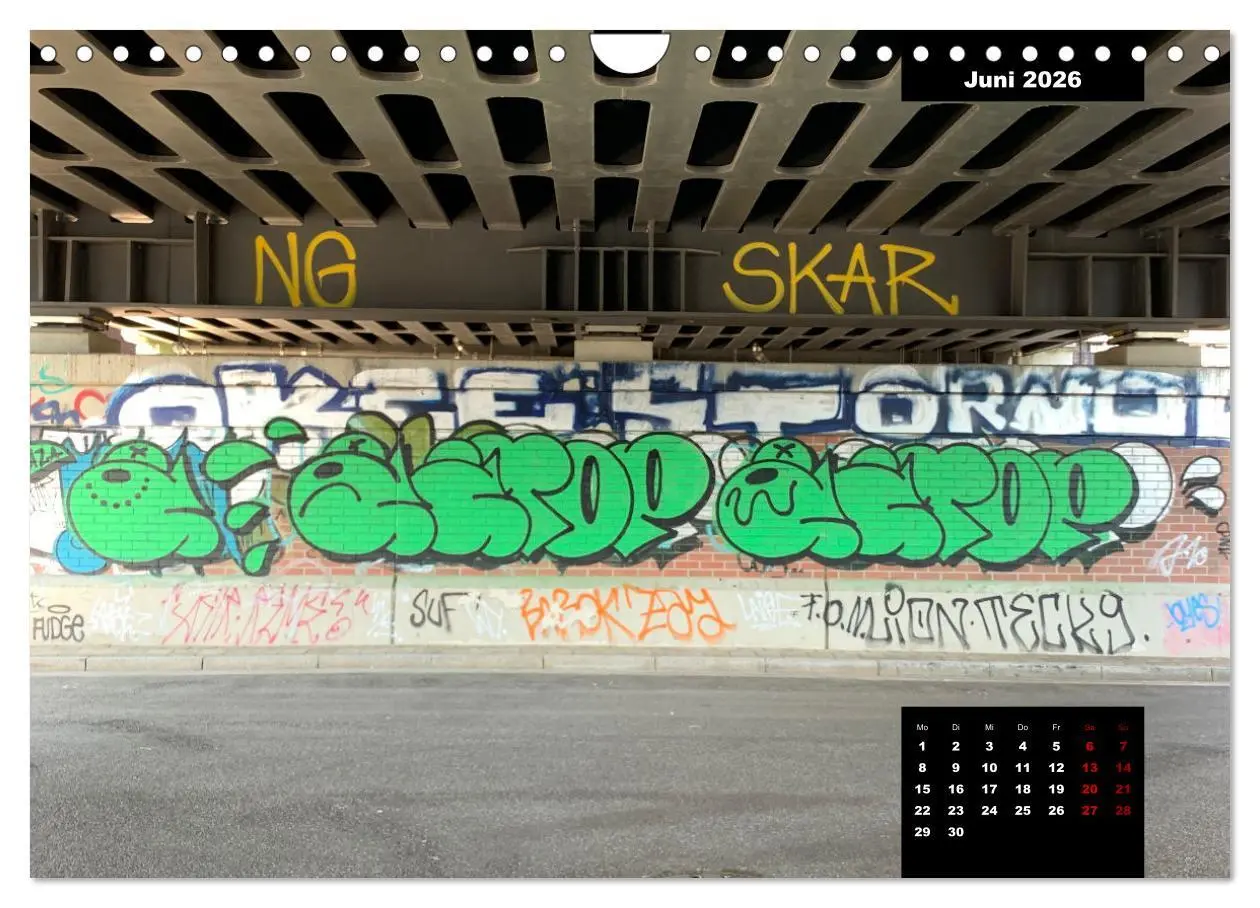 Bild: 9783457666814 | LOVE HAMBURG - GRAFFITI LOVERS (Wandkalender 2026 DIN A4 quer),...