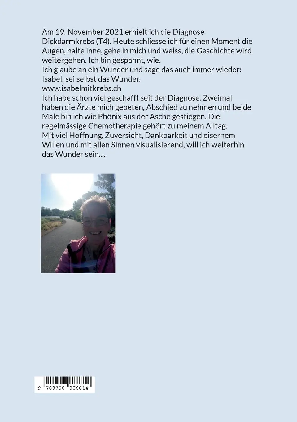 Rückseite: 9783756886814 | Isabel mit Krebs | Der Weg wird steiler | Isabel Mirjam Steinhauser