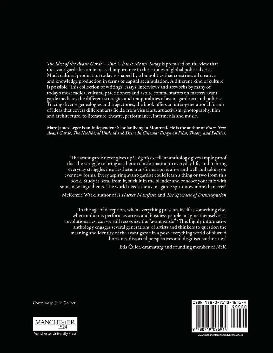 Rückseite: 9780719096914 | The Idea of the Avant Garde | And What It Means Today | Léger | Buch