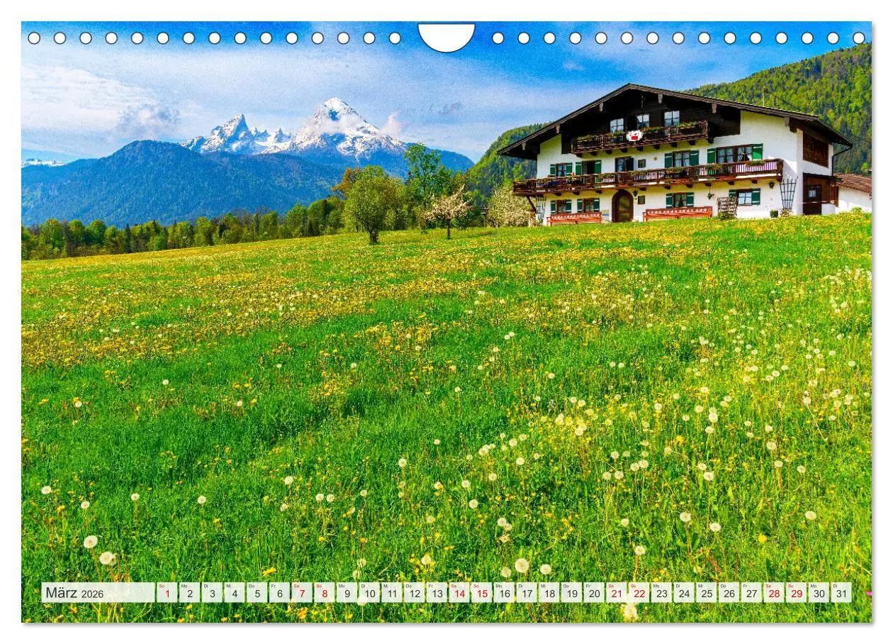 Bild: 9783457586914 | Urlaub im Berchtesgadener Land (Wandkalender 2026 DIN A4 quer),...