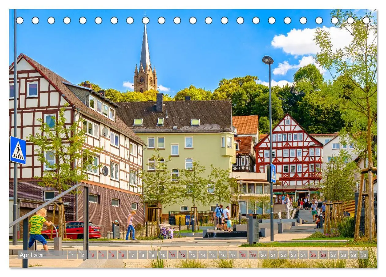 Bild: 9783457896914 | Ein Blick auf Frankenberg an der Eder (Tischkalender 2026 DIN A5...