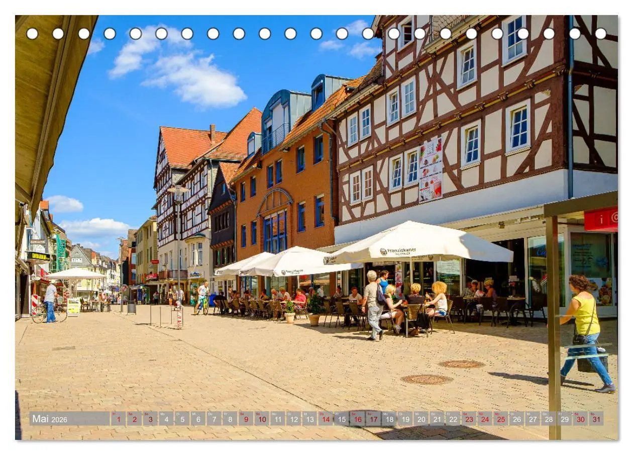 Bild: 9783457896914 | Ein Blick auf Frankenberg an der Eder (Tischkalender 2026 DIN A5...