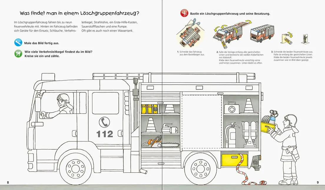 Bild: 9783473326914 | Wieso? Weshalb? Warum? aktiv-Heft: Feuerwehr | Niklas Böwer | Buch