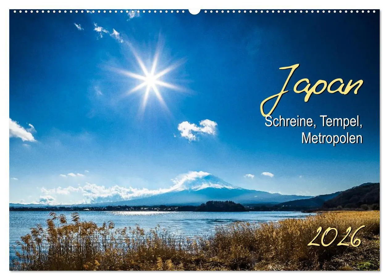 Cover: 9783516056914 | Japan - Schreine, Tempel, Metropolen (Wandkalender 2026 DIN A2...