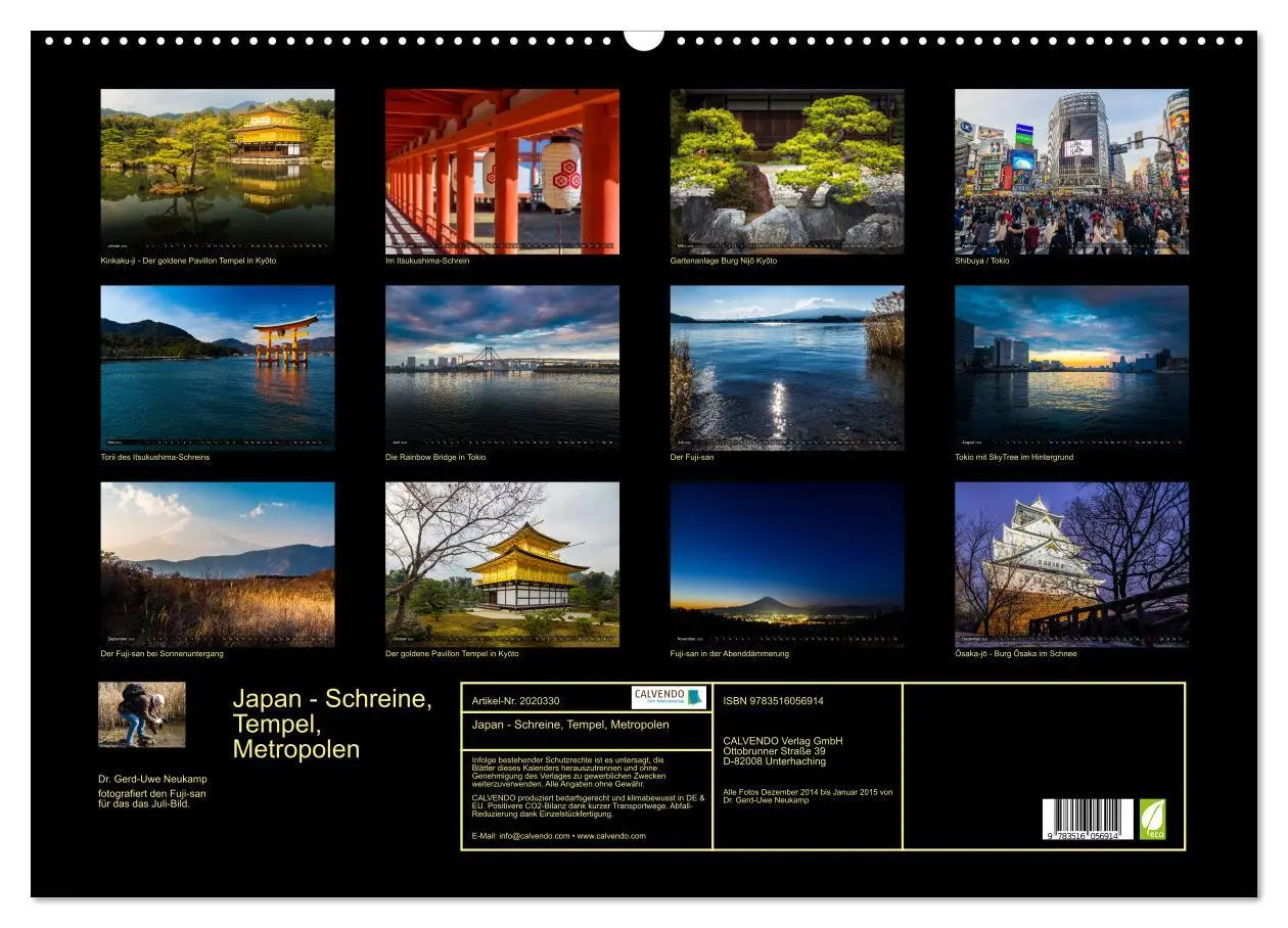 Bild: 9783516056914 | Japan - Schreine, Tempel, Metropolen (Wandkalender 2026 DIN A2...