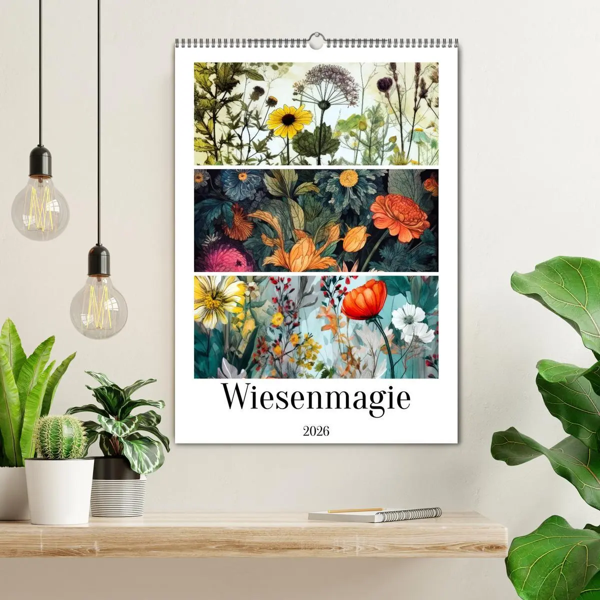 Bild: 9783516296914 | Wiesenmagie (Wandkalender 2026 DIN A2 hoch), CALVENDO Monatskalender