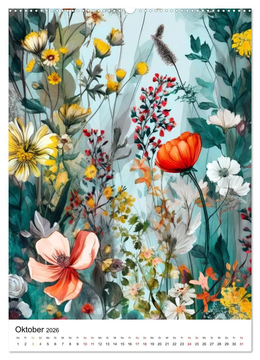 Bild: 9783516296914 | Wiesenmagie (Wandkalender 2026 DIN A2 hoch), CALVENDO Monatskalender