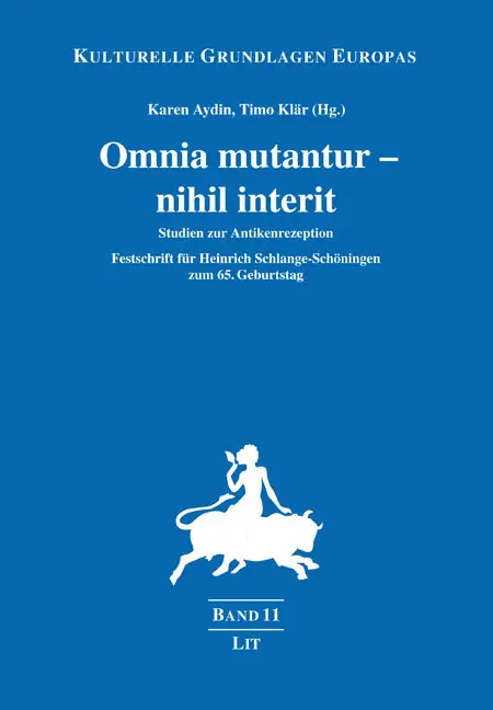 Cover: 9783643156914 | Omnia mutantur - nihil interit | Taschenbuch | 502 S. | Deutsch | 2025