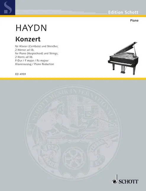 Cover: 9783795796914 | Konzert F-Dur | Joseph Haydn | Broschüre | 46 S. | Deutsch | 1991