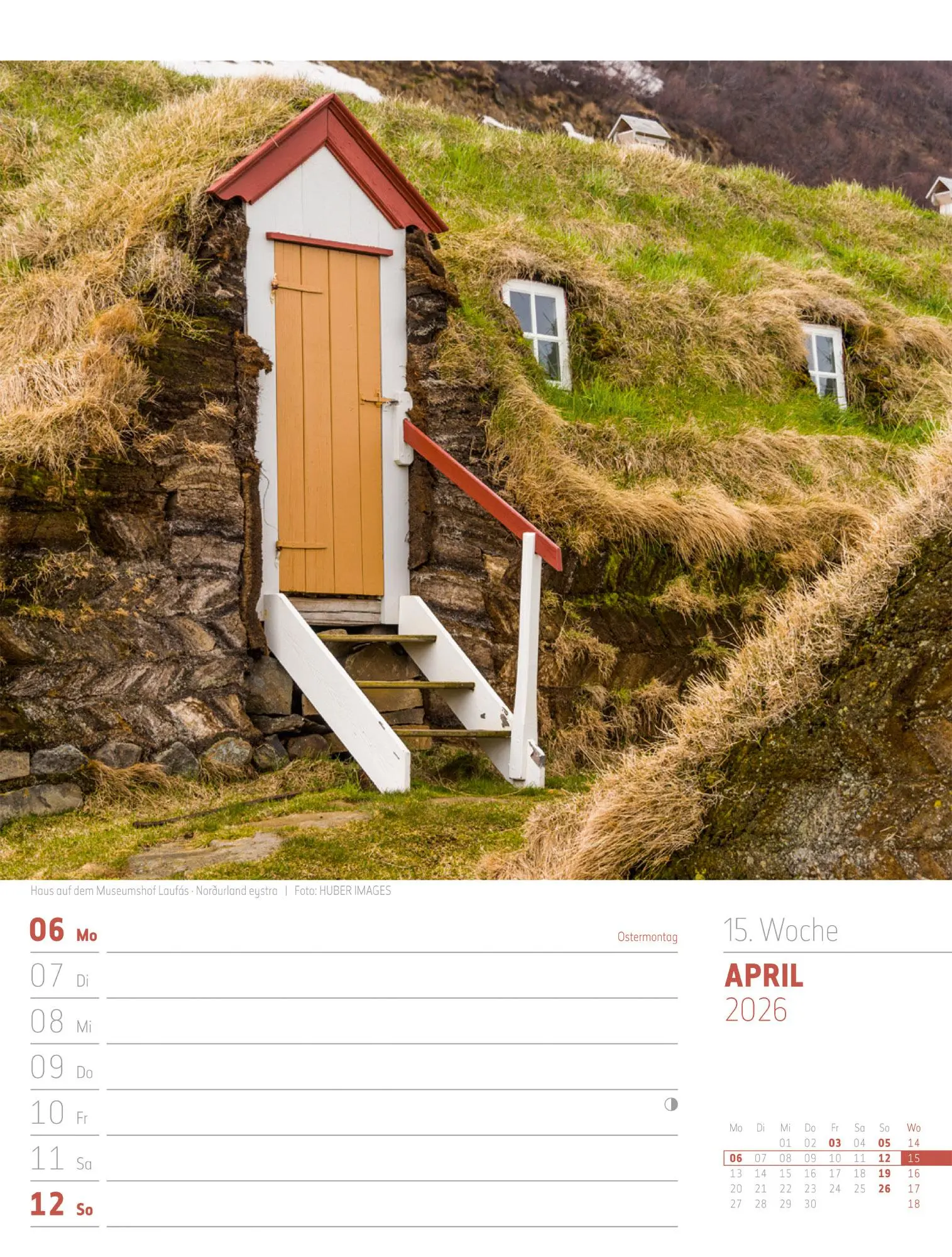Bild: 9783838426914 | Island - Die Insel aus Feuer und Eis - Wochenplaner Kalender 2026