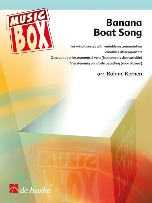 Cover: 9789043136914 | Banana Boat Song | Traditional | Music Box | Partitur + Stimmen