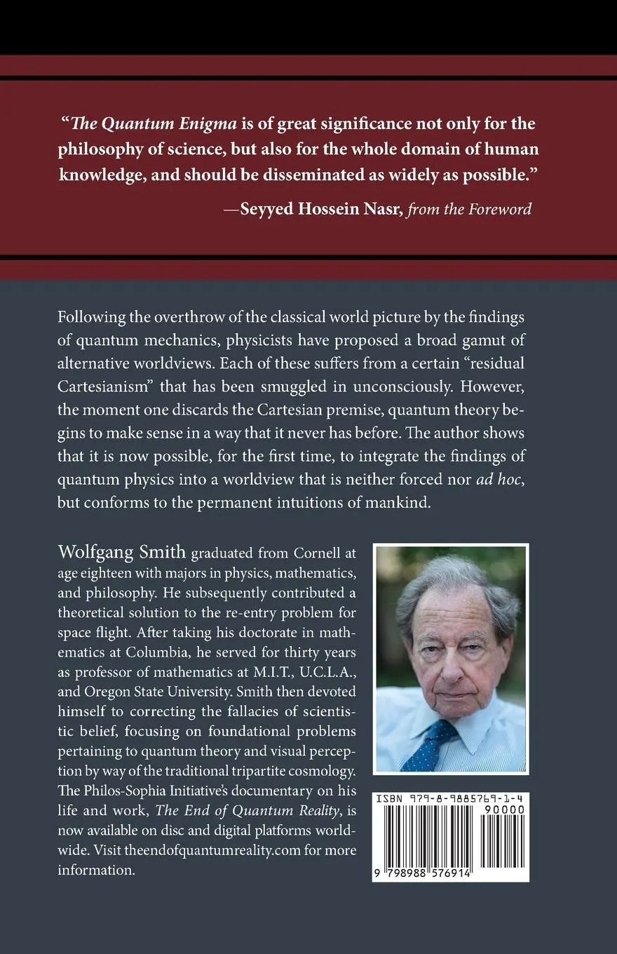 Rückseite: 9798988576914 | The Quantum Enigma | Finding the Hidden Key | Wolfgang Smith | Buch