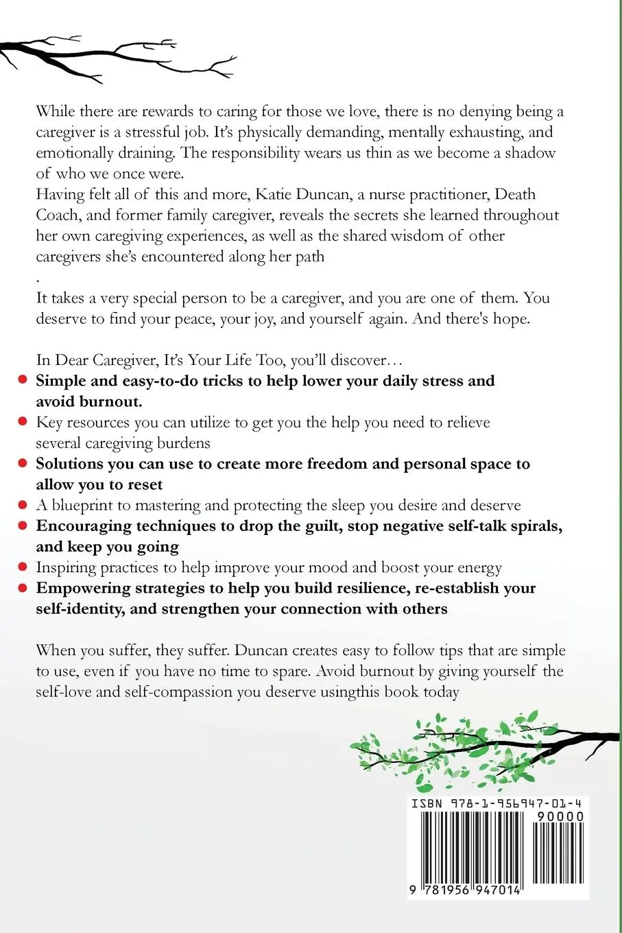 Rückseite: 9781956947014 | Dear Caregiver, It's Your Life Too | Katie Duncan | Taschenbuch | 2023