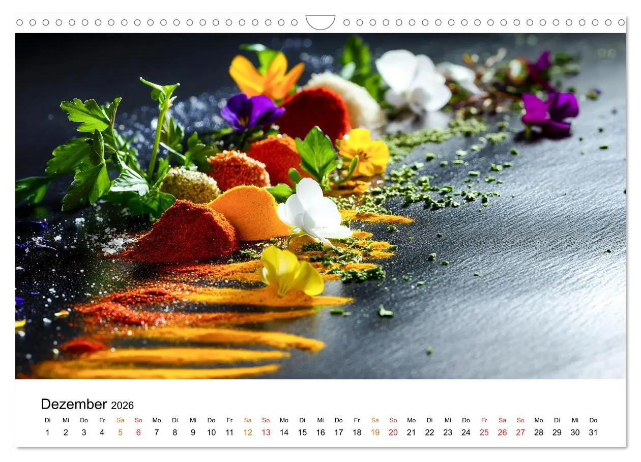 Bild: 9783457307014 | Küchenkalender Gewürzwelt (Wandkalender 2026 DIN A3 quer), CALVENDO...