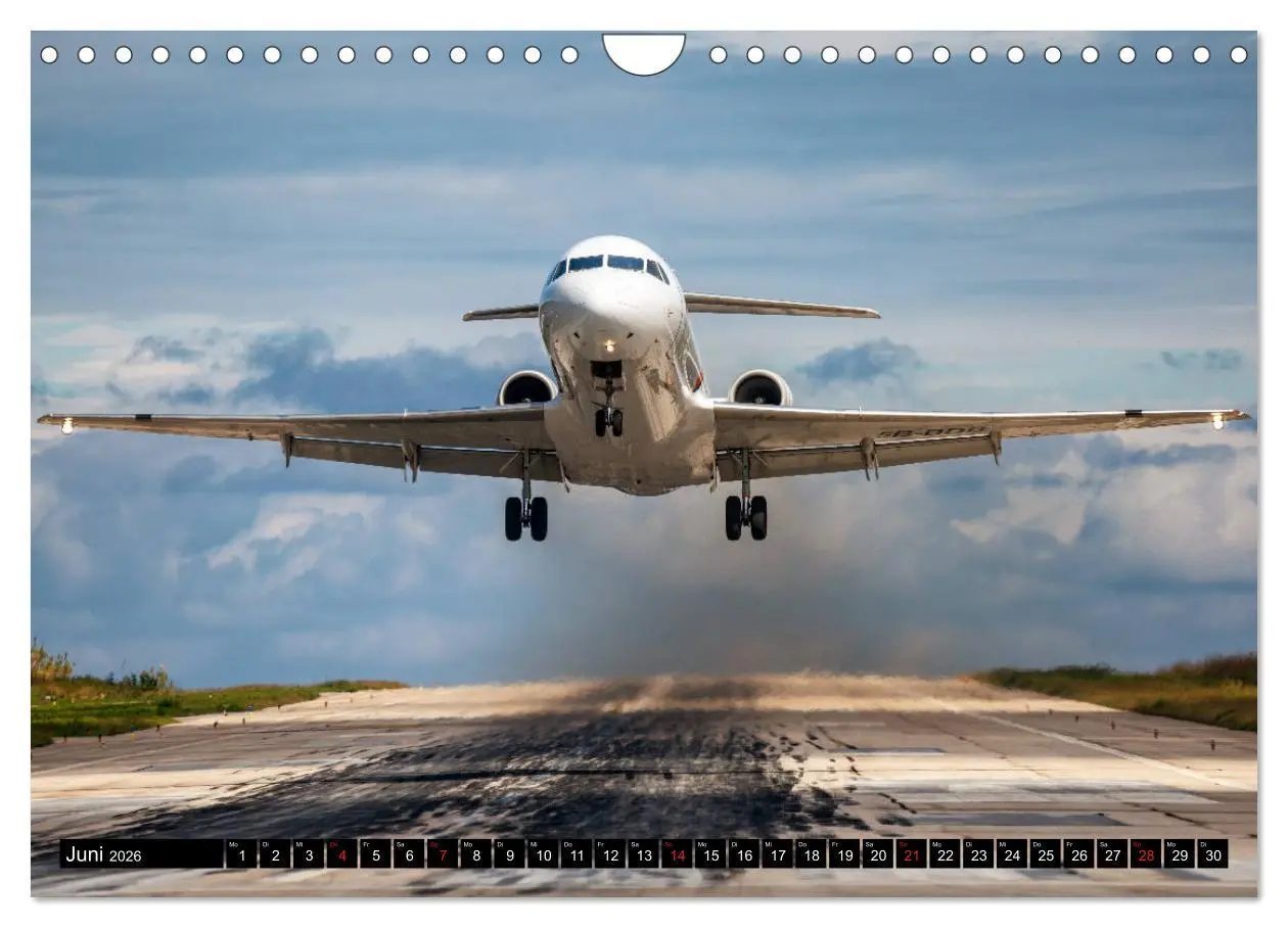 Bild: 9783457927014 | Flugzeugkalender 2026 (Wandkalender 2026 DIN A4 quer), CALVENDO...
