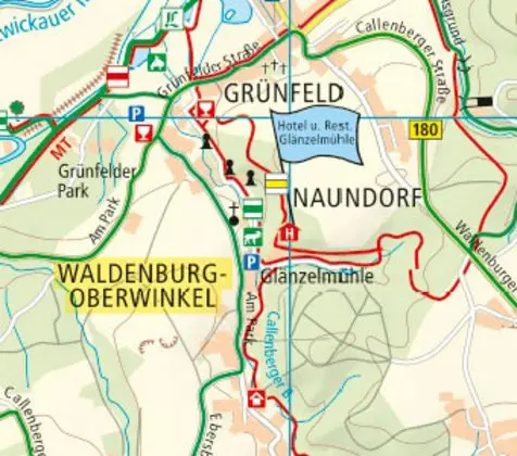 Bild: 9783747307014 | Publicpress Rad- und Wanderkarte Zwickau, Glauchau, Werdau,...