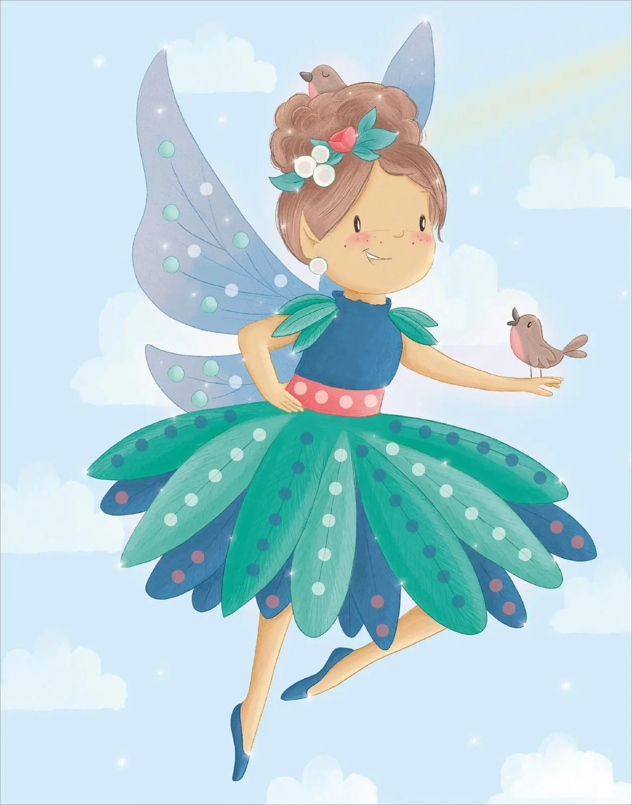 Bild: 9783845867014 | Diamantsticker Anziehpuppen - Frühlingsfeen | Über 900 Glitzersteine