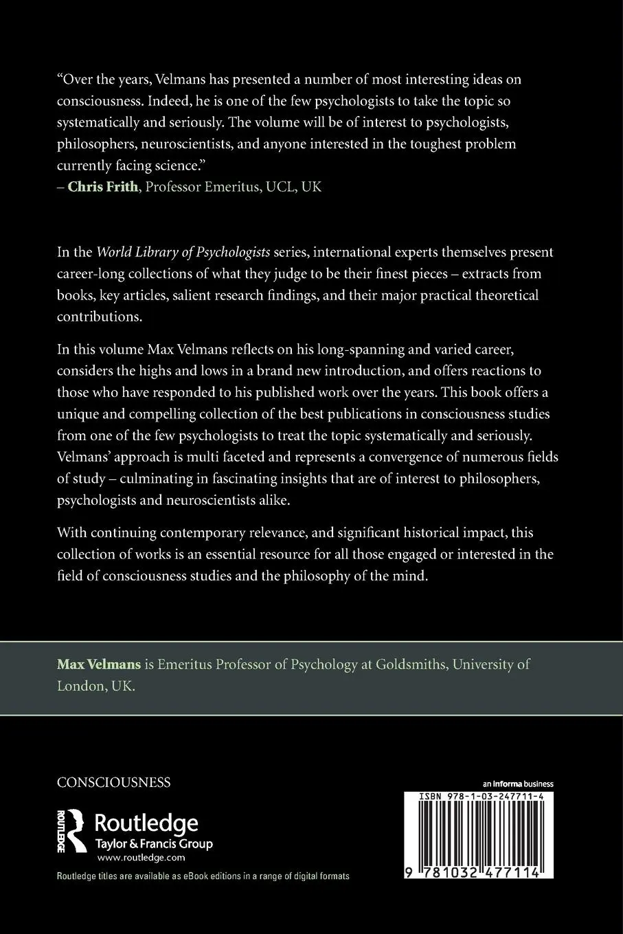 Rückseite: 9781032477114 | Towards a Deeper Understanding of Consciousness | Max Velmans | Buch