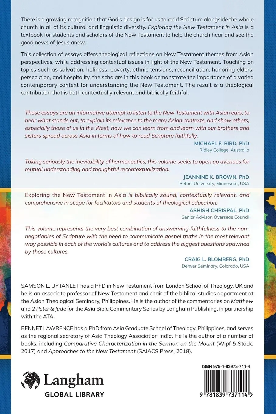 Rückseite: 9781839737114 | Exploring the New Testament in Asia | Evangelical Perspectives | Buch