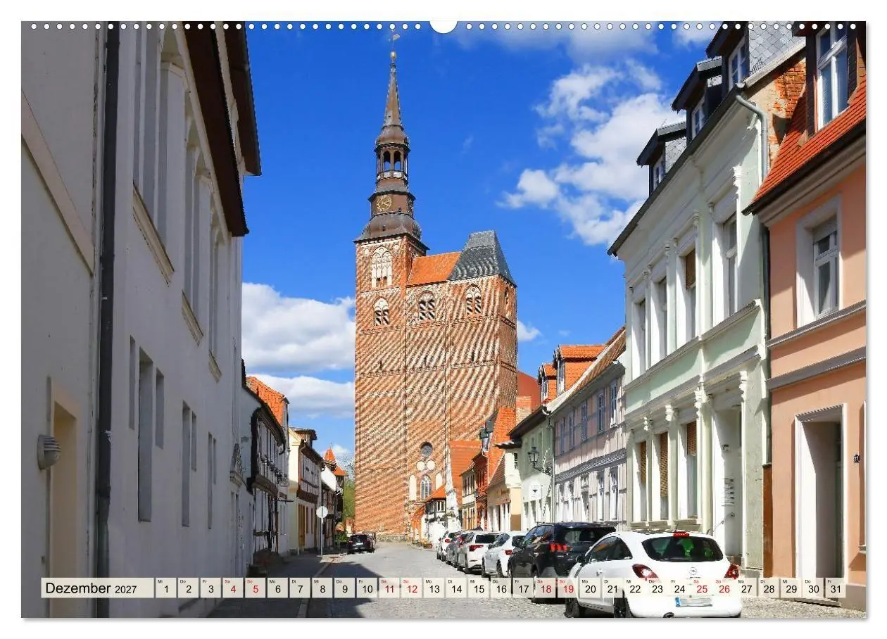 Bild: 9783569887114 | Tangermünde - Backstein und Elbe (hochwertiger Premium Wandkalender...