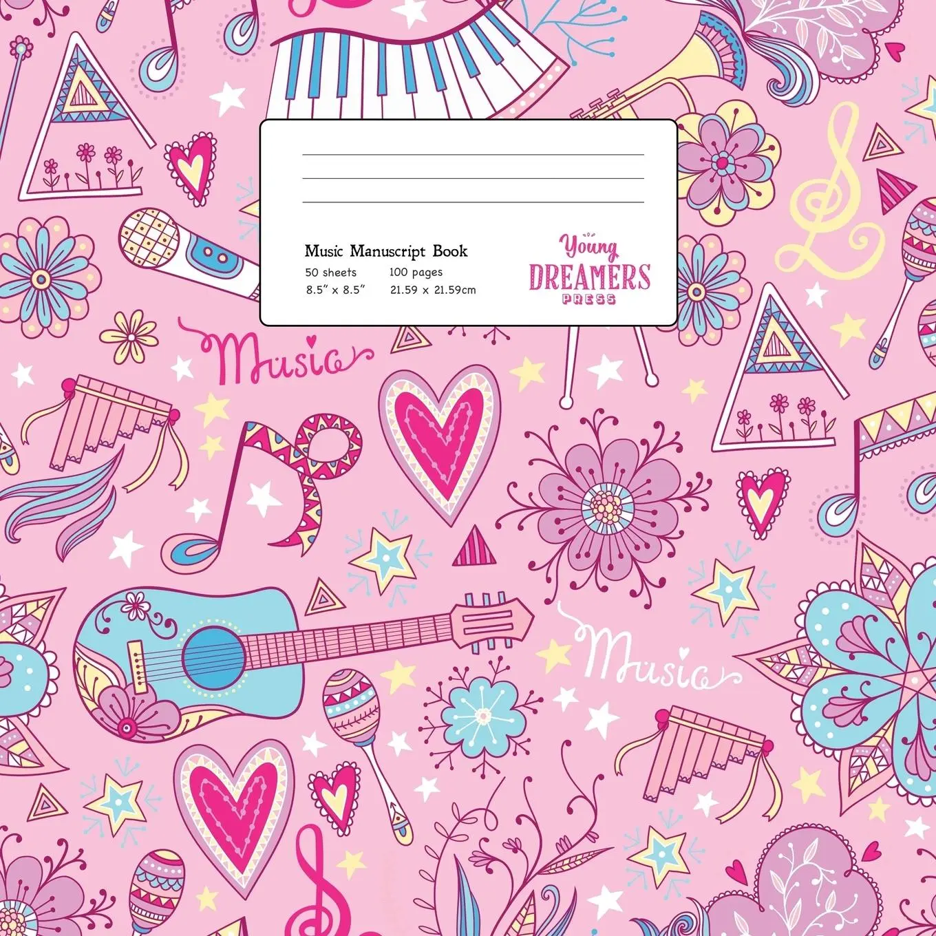 Cover: 9781989387214 | Music Manuscript Book | Young Dreamers Press | Taschenbuch | Englisch